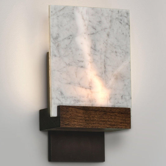 Fortis Carrara Marble Sconce